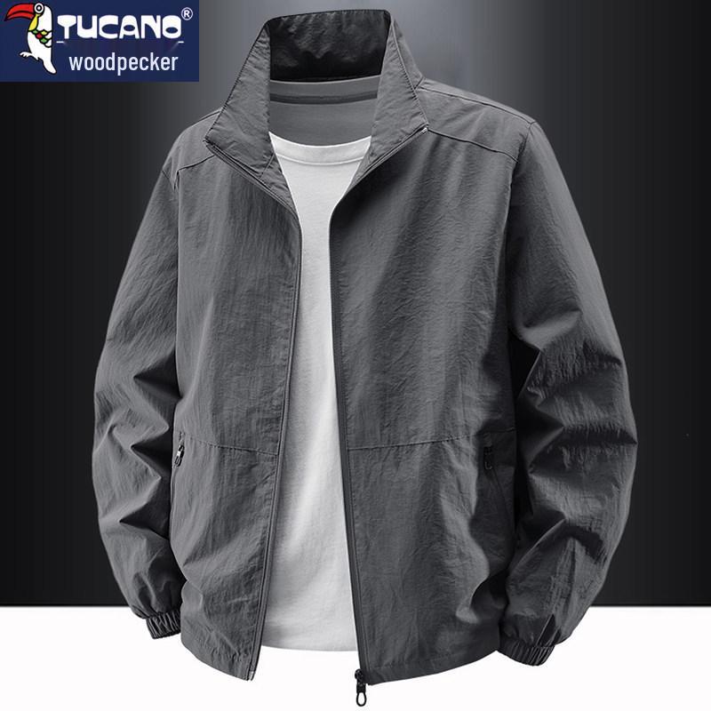 Woodpecker Men s 2025 Sports Windbreaker: Fleece-Lined Thick Running & Outdoor Jacket 4XL [190-210 lbs]