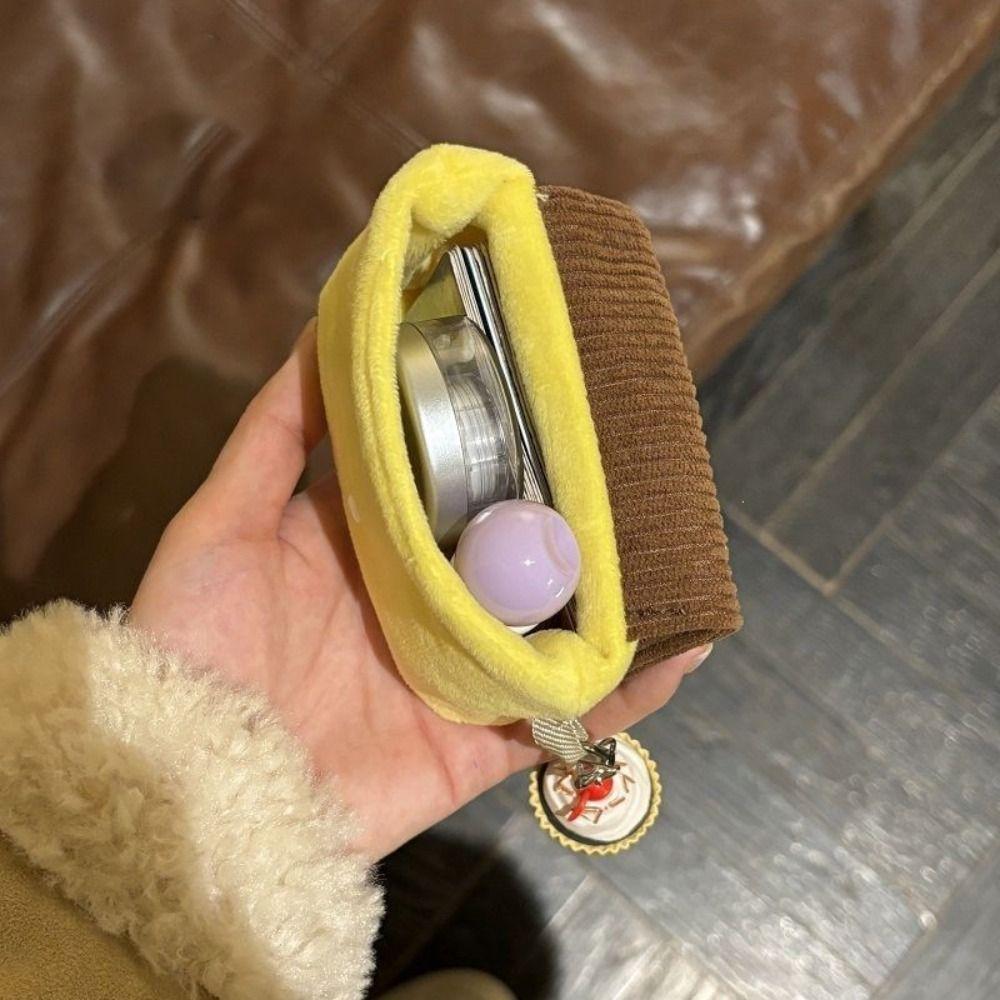Portable CCD Cameras Bag Fluffy Texture Kawaii Sweet Style Storage Bag Women Carry-on Use