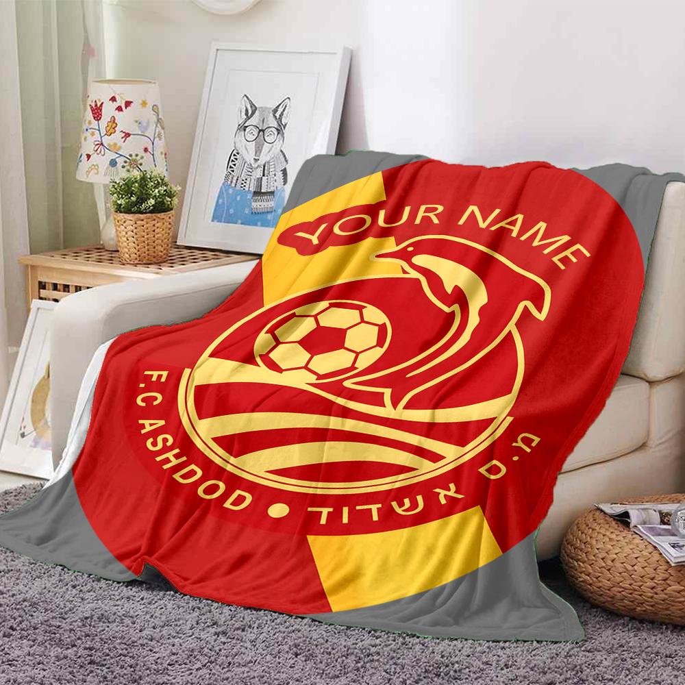 Custom Name "CAN CH Emblem Design" blanket for Couch & Bed, Plush Cozy Fuzzy Blanket Super Soft & Warm Blankets for Fall and Winter. 0908251