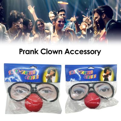 Funny Gag Glasses for Party Novelty Crazy Eyewear for Adults Kids Carnival Prank Accessory Weird Sunglasses for Halloween