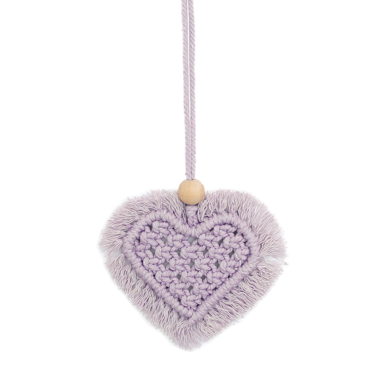 

Подвески для зеркал заднего вида, аксессуары для автомобильных подвесок в форме сердца, милые автомобильные аксессуары для подростков и женщин фиолетовый