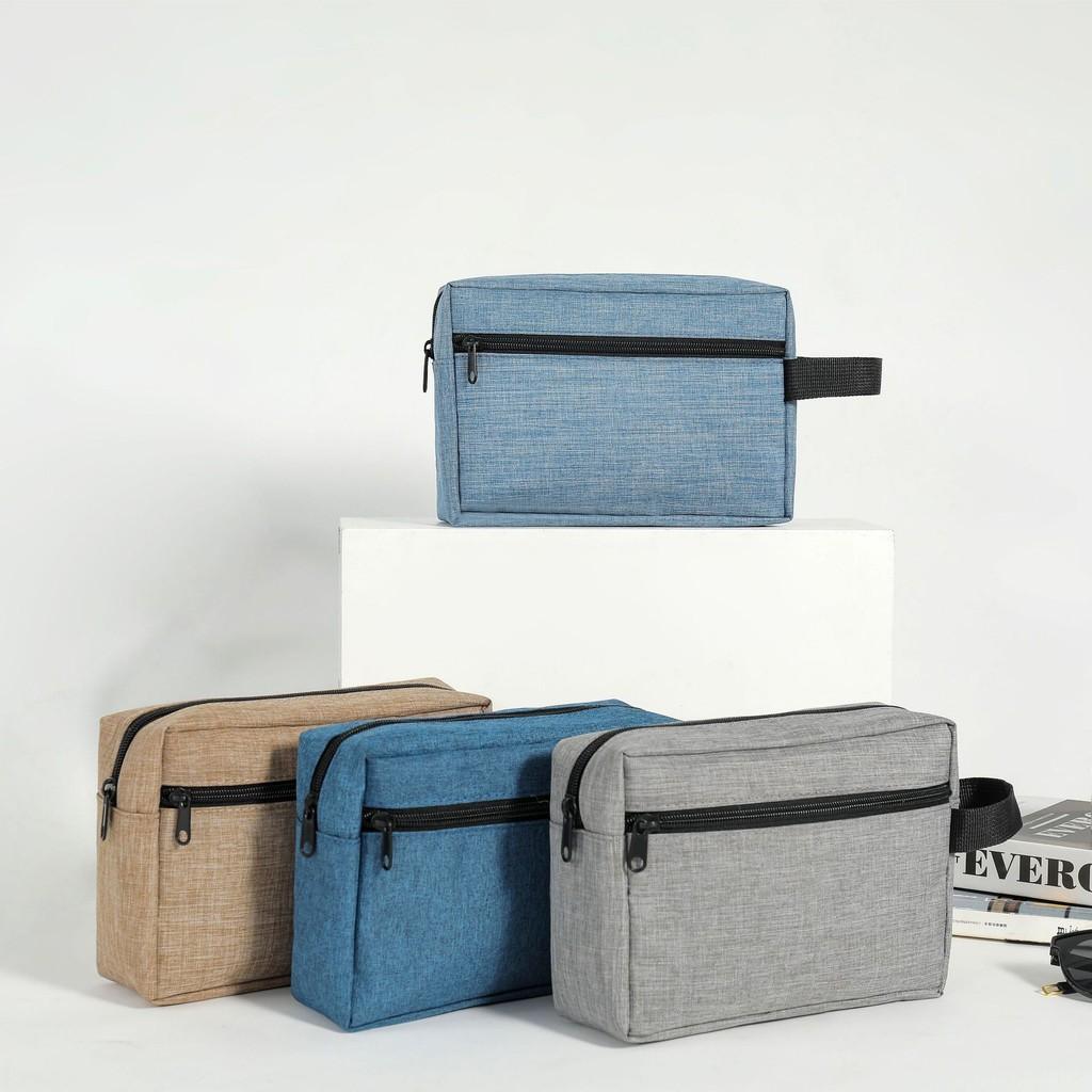 Layer Versatile Double Toiletry Bag Holder Hand Strap Outdoor Home Use Supplies