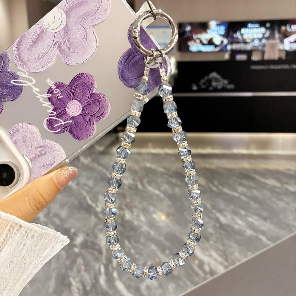 Twisty Crystal Phone Lanyard: Elegant, Anti-Lost Hand Strap, Exquisite Chain Accessory for Goddess Phones
