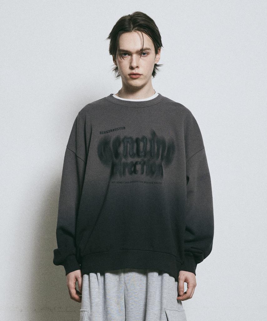 BUNKERBUSTER Direction Gradient Sweatshirt Mq1Tu054_Charcoal