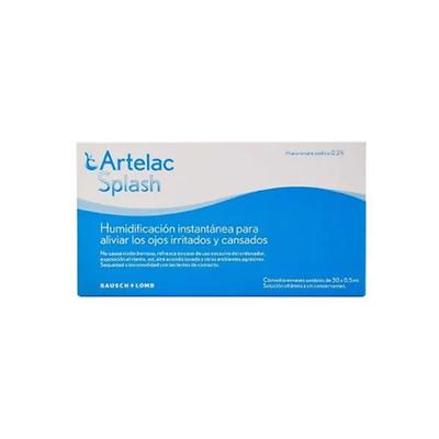 Artelac Splash Krople do Oczu Suchych 0,5 ml 30 Jednodawkowych Pojemników