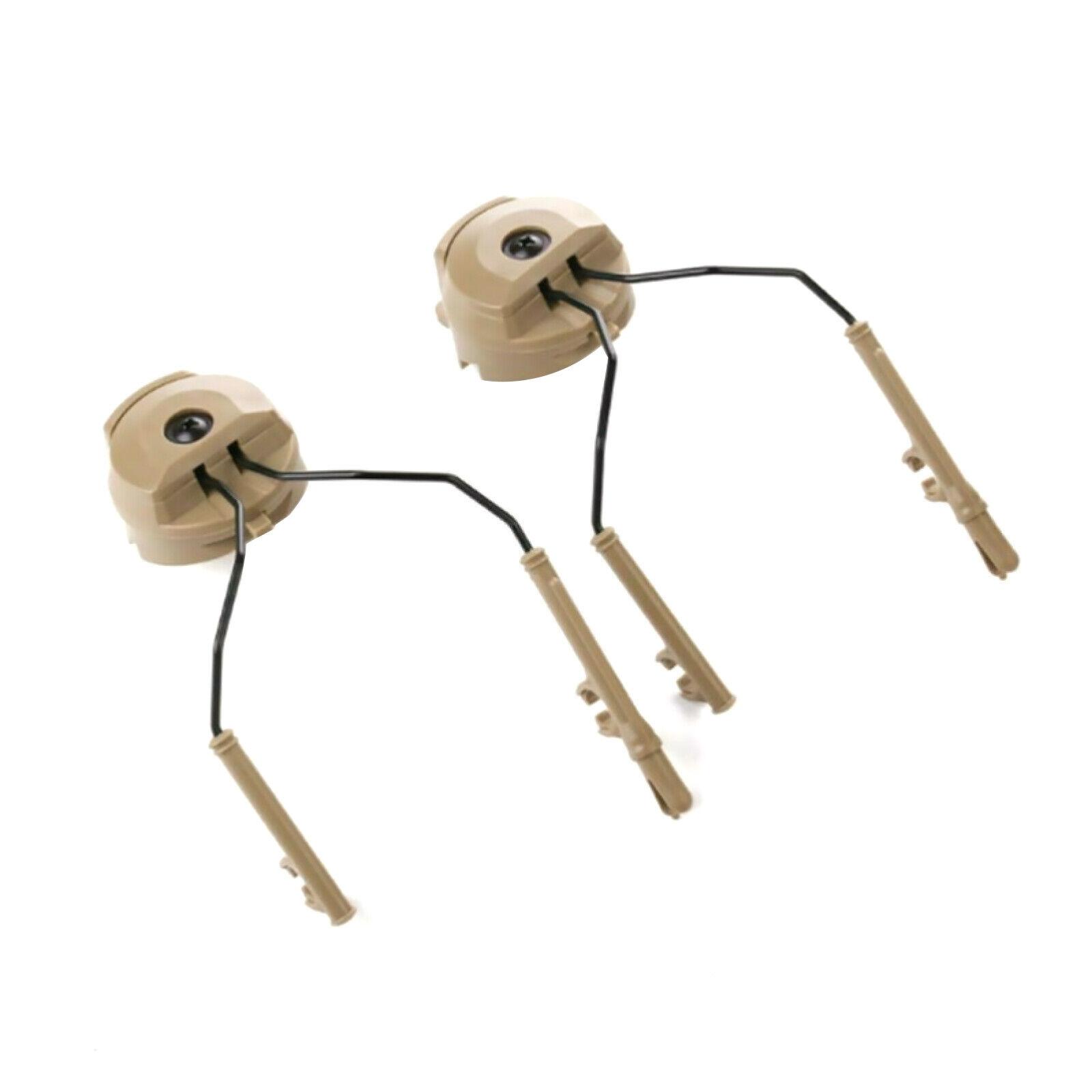

Tactical Headset Bracket Fast Ops Core Helmet ARC Rail Adapter Set Comtac II Series Military Noise Cancelling Headset