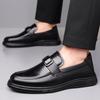 Fashion 2024 New Arrival Fashion Men Business Shoes Italian Handmade Shoes Male Comfortable Leather LoafersSlip-ons Men Casual Footwear