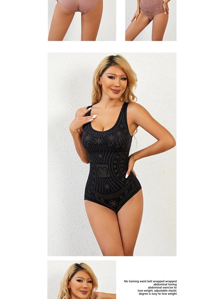 Enhanced Seamless Postpartum Bodysuit: 3.0 Shaping Slimming Body Shaper with Abdomen Control & Hip Lift for Women