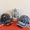 Washed Baseball Cap Spring And Summer Street Style Trendy Fashion Letter-Print Hats Men And Women Kpop Casual Dance