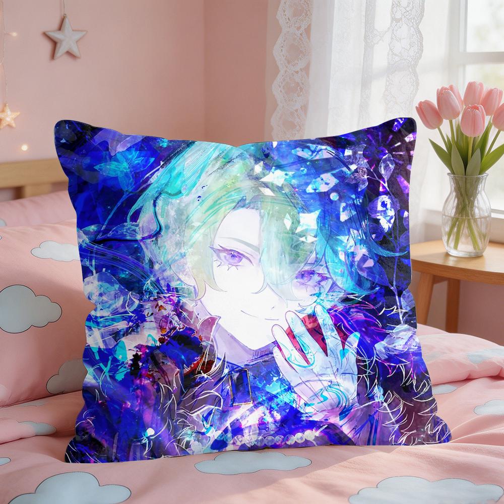 EEnsemble Stars Anime Cushion Cover Square Short Plush Pillow Case Living Room Sofa Home Decor Funda X