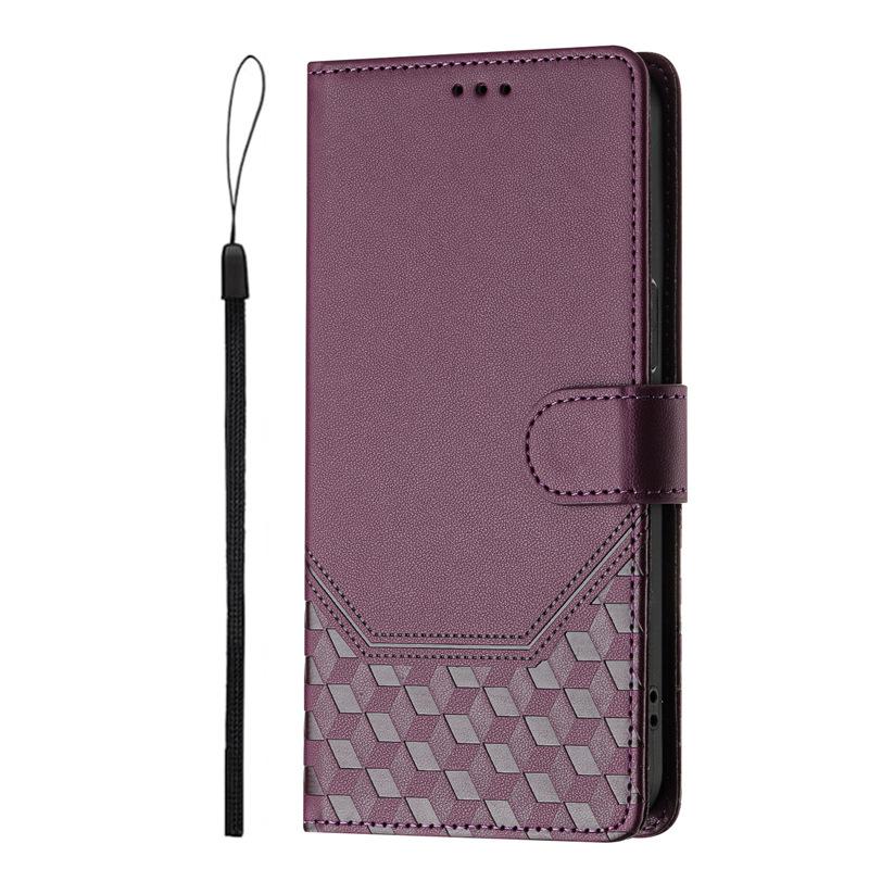 Applicable MOTO edge 60 Fusion Honeycomb Embossed Phone Case for Motorola G86Card slot case