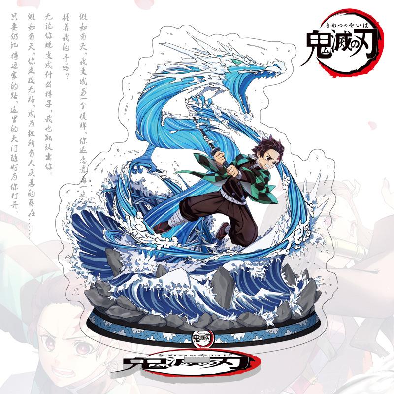 High Quality Anime Demon Slayer Kimetsu no Yaiba 1 40 Large Acrylic Stand Figure Display Statue Kamado Tanjiro Nezuko Merchandise
