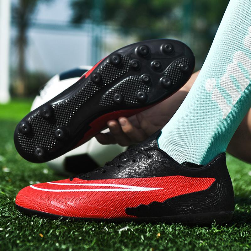 Nuove Scarpe da Calcio da Uomo da Partita Ultraleggere Allenamento Tacchetti Futsal Scarpe da Ginnastica Calcio Indoor Stivali Comodi Tacchetti Lunghi