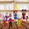6pcs Digital Circus Figures Set Movies Character Action Figure for Party Gift