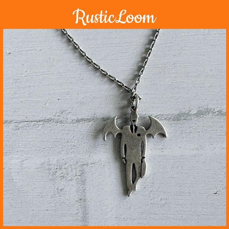 Monster Pendant Vampire Chain With Wing Details For Costuming Cosplay And