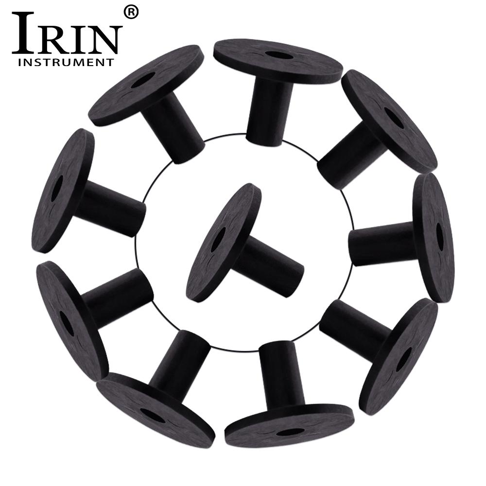 IRIN Drum Set Cymbal Holder 10Pcs Plastic Flange Connect Stand Rustproof Cymbal Sleeves Percussion Instrument Accessories