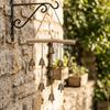 Metal Bells Iron Art Wind Chime Vintage Door Bell Decorative Chain Entry Door Reminder  Outdoor
