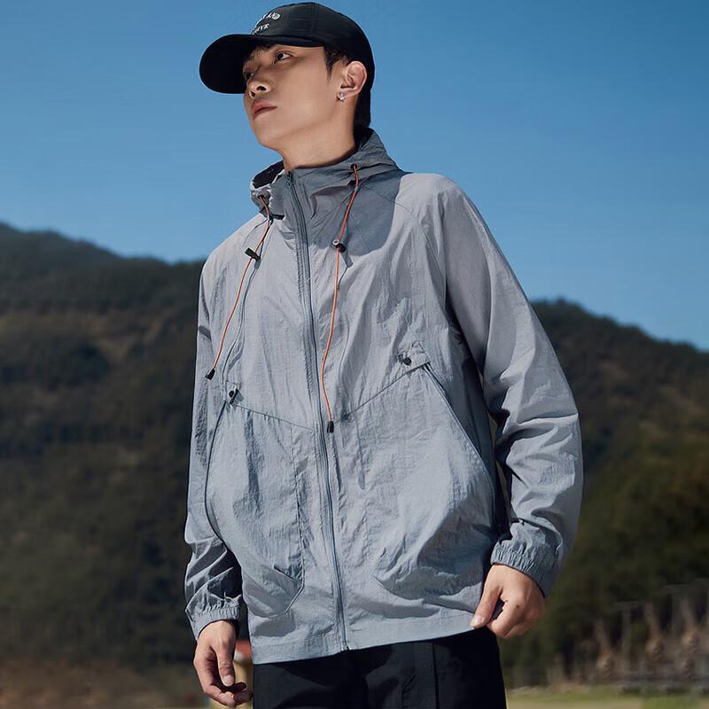 Wassup Sohot Men's Lightweight Hooded Sun Protection Jacket