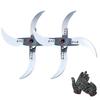 Household Farming Grass Shredder Knife Blades Manual Chaff Cutter Blades Home Adjustable Thickness Blades Replacement Supplies