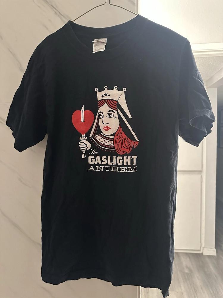The Gaslight Anthem Band Graphic Gift For Fan Black Cotton T Shirt Size S5XL XXL