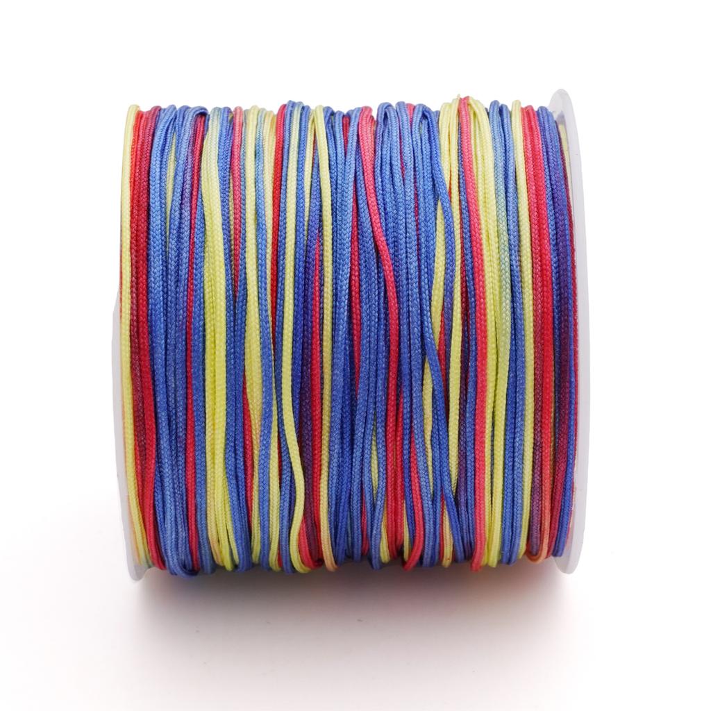 5-50m/lot 0.8mm Cotton Cord Nylon Cord Thread String DIY Beading Braided Bracelet Jewelry Making