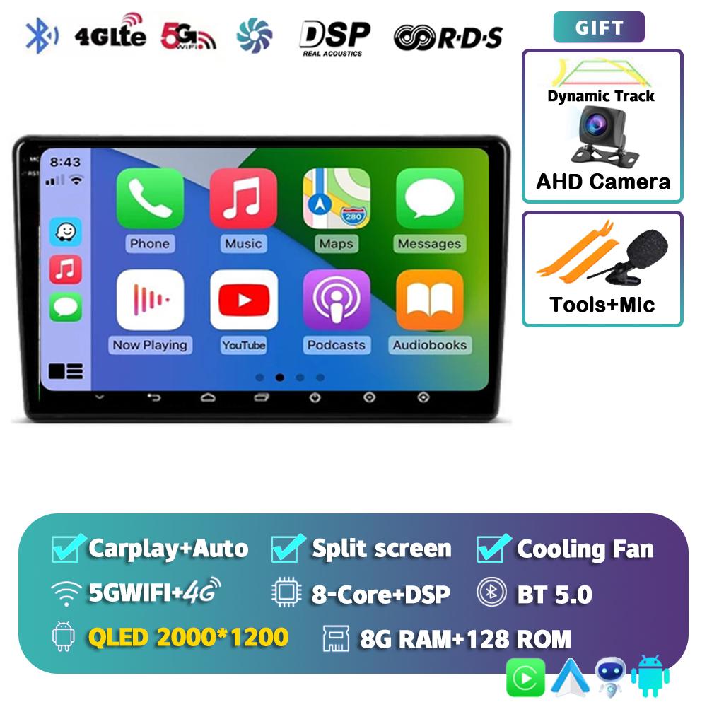 Radio auto Android14 Carplay pentru Citroen Berlingo Peugeot Partner 2008-2020 2021 2022 Player multimedia GPS stereo DSP WIFI