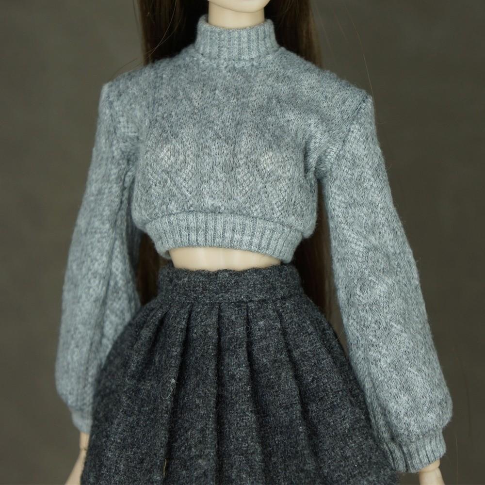 Handmade Doll Knitted Sweater Mini Dressing Clothes Doll Accessories Tops for 1/6 Doll