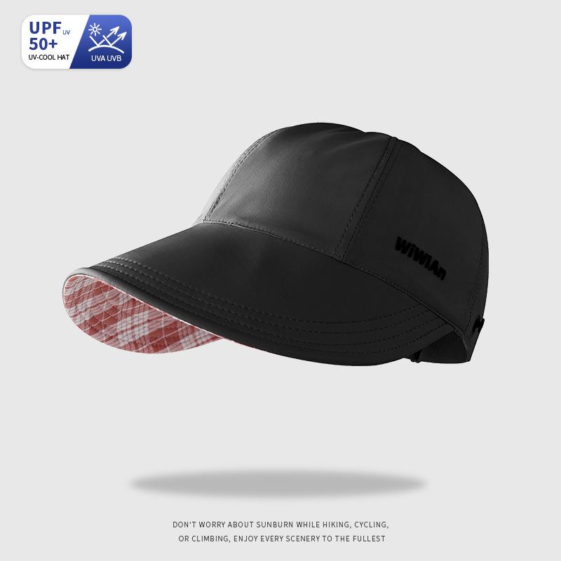 

1pc Fresh Minimalist for Summer Double Sided Fisherman Hat,Outdoor Breathable and Comfortable Sun Hat for Travel,daily Commuting One Size чёрный