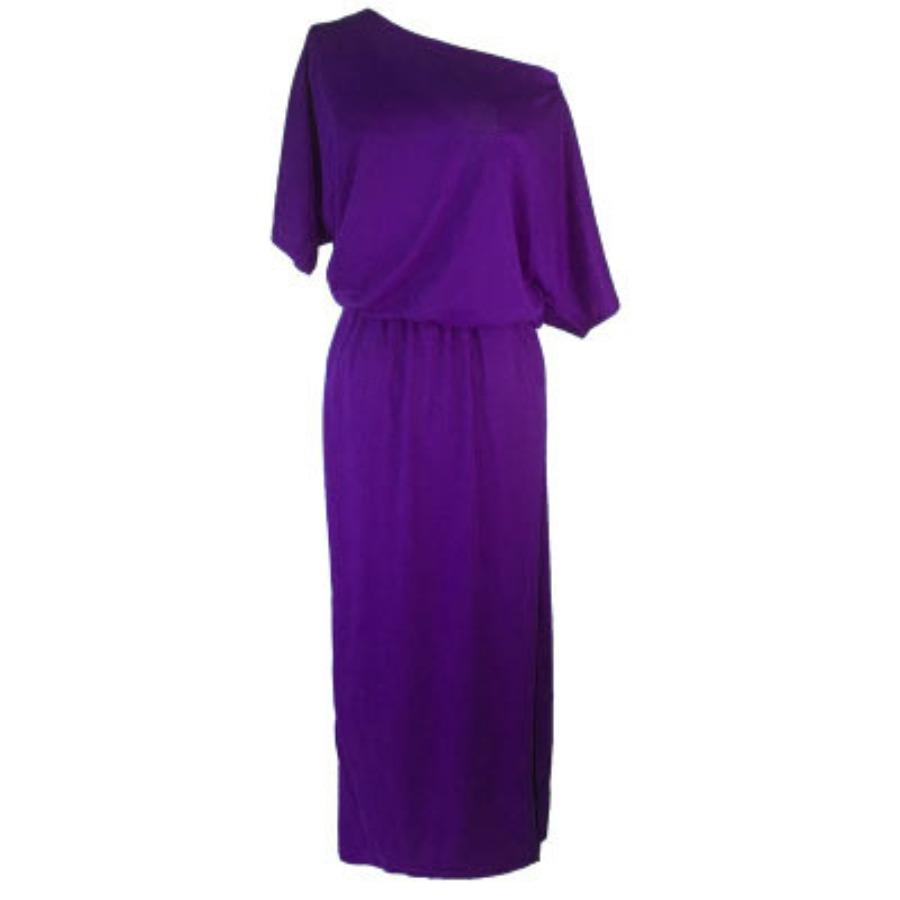 

Женское летнее однотонное свободное длинное платье макси с нерегулярным боковым разрезом и карманами XXL