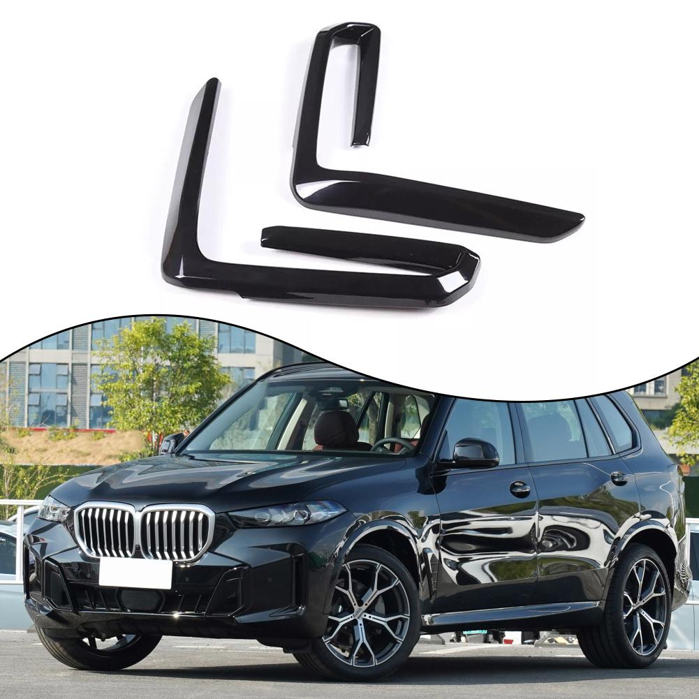 Car Front Fog Light Lamp Cover Trim For BMW For X5 G05 2019-2023 ABS Front Bumper Fog Light Grille Cover Fog Light Cover Trim