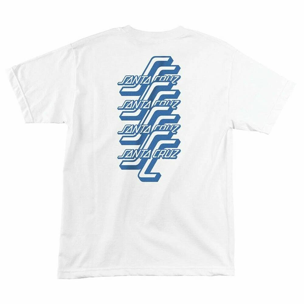 Santa Cruz STACKED OGSC Skateboard T Shirt WHITE XXXL