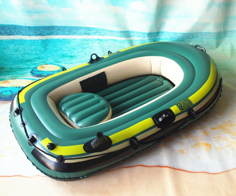 Two-Person Inflatable PVC Kayak: Fishing & Rafting Rubber Boat