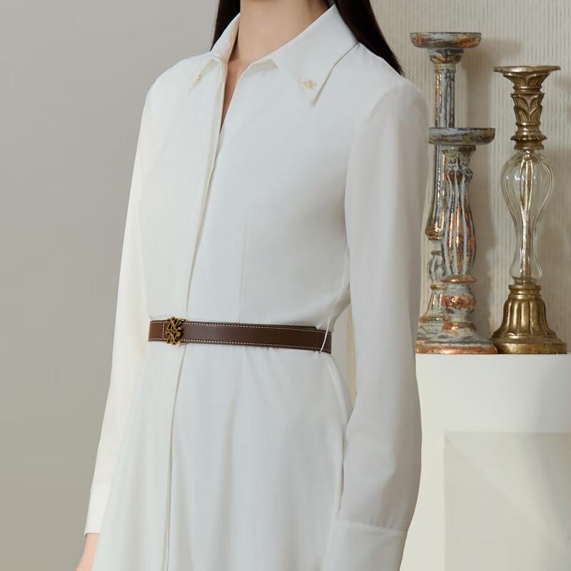 ELLASSAY Women's Elegant 3D Tailored Shirt Dress