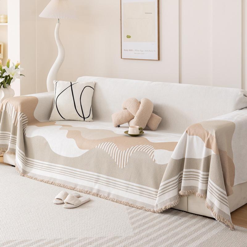 All-Inclusive Universal Sofa Towel Anti-Scratching Cover Cloth Full Covered Sofa Cushion Cover Sofa Blanket Single Three-Person Four Seasons Universal