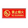 Framed Luminous Fire Safety Sign