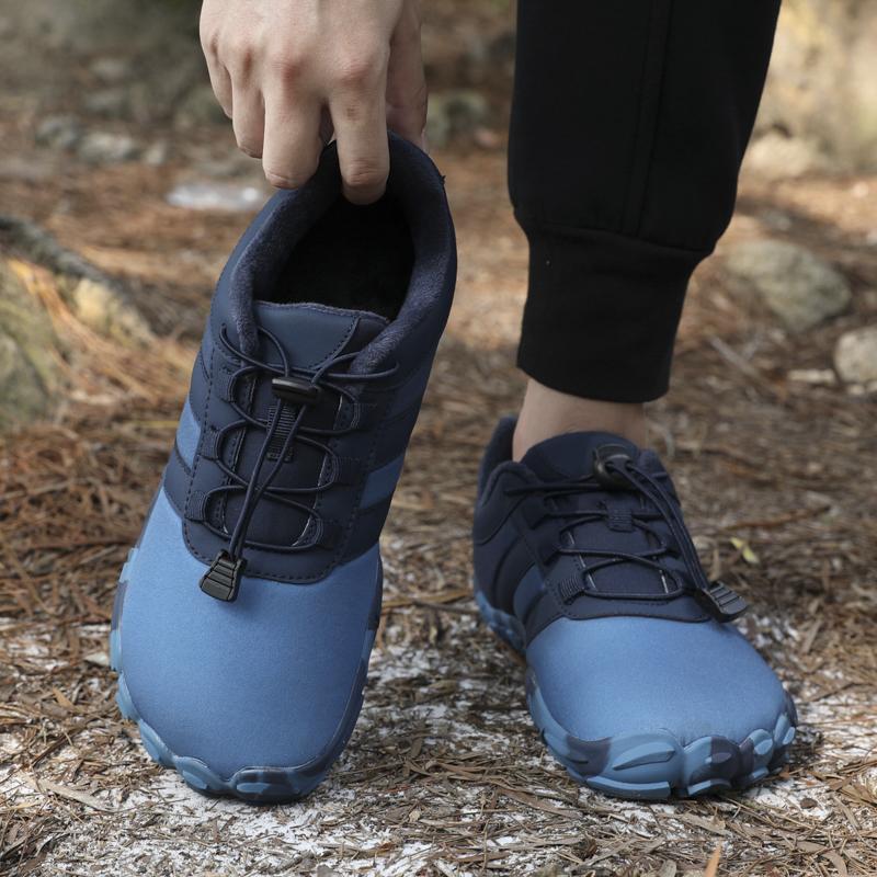 Winter Outdoor Cotton Boots Warm Snow Boots Cotton Boots Comfortable Inner Non-Slip Soles Waterproof Upper Men's Boots Warm
