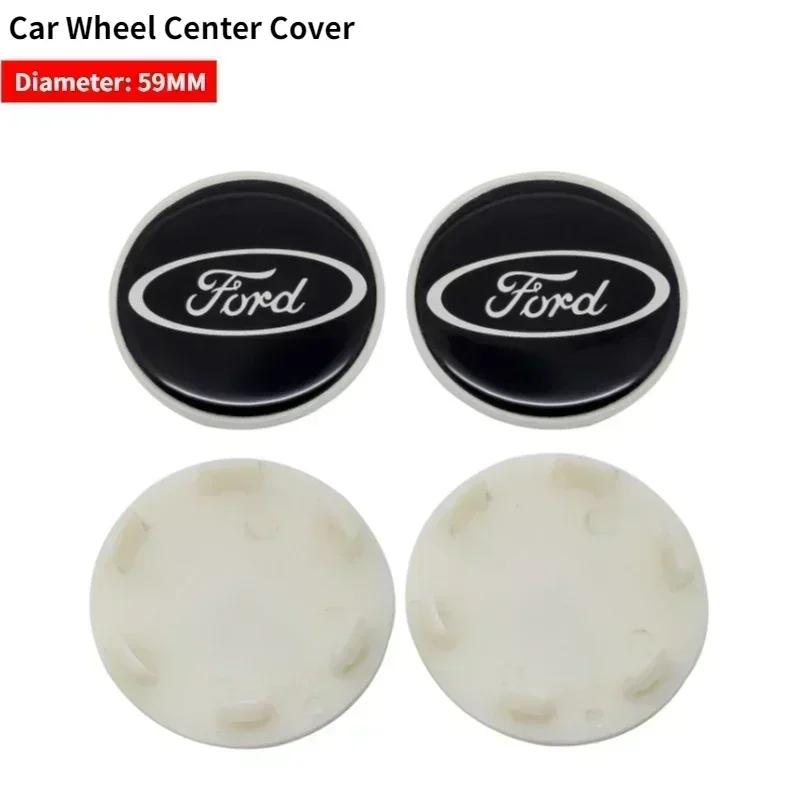 4Pcs Car Wheel Rims Center Hub Cover Caps For Ford F150 Kuga Fiesta Fusion Ranger Ecosport Edge Mondeo Focus Transit Accessories CVV1