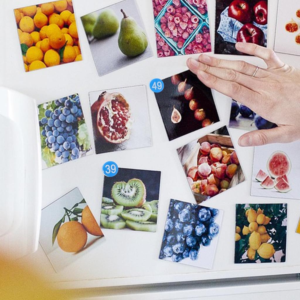 FRCOLOR 50 Pieces Number Magnets, Strong Refrigerator Magnets, Educational Number Stickers, Learning Supplies, Home Decor, 2x2cm