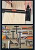 Multi-Shape Splicable Hole Punch Ruler: Automatic Click Point Multi-Functional T-Square for Woodworking