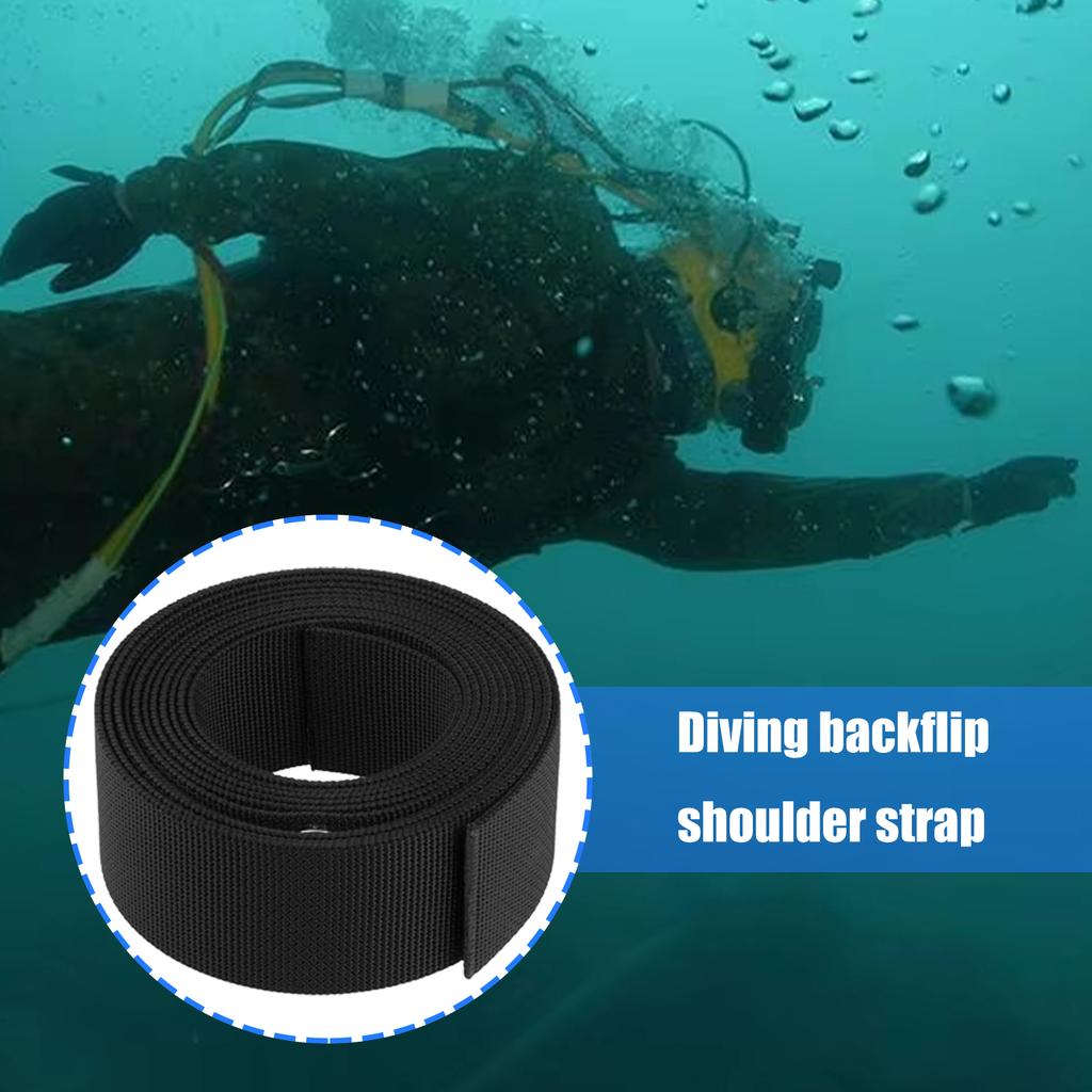 3,5M Tauch-Backplate Gurtband Ersatz Tauch-Tauchgurt Geschirre Ösen Backmount Zubehör Langlebig