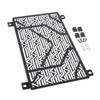 Cooler Grille Guard Motorcycle Radiator Protector Black Aluminum for Kawasaki Ninja400 Ninja250 2018 2019