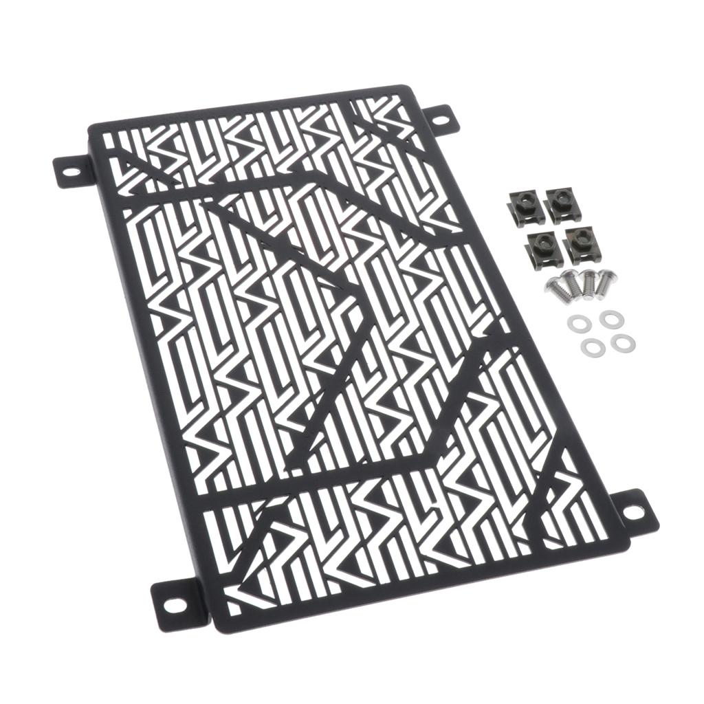 Cooler Grille Guard Motorcycle Radiator Protector Black Aluminum for Kawasaki Ninja400 Ninja250 2018 2019