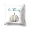 Thanksgiving Pillowcase Blessing Maple Leaf Pumpkin Sofa Cushion Cover Office Home Living Room Pillowcase