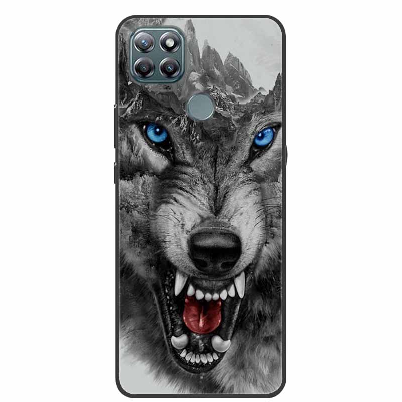 Für Lenovo K12 Pro Hülle Weiches Silikon Wolf Löwe TPU Rückabdeckungen für Lenovo K12Pro Handy Tasche Cartoon Schutzhüllen Hübsch