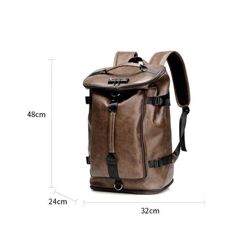 Vogue Casual Hombre Mochila De Cuero Bolsa de Viaje Mochila multifuncional  de oficina Impermeable Mochilas grandes Bolsas de equipaje comprar a buen  precio — entrega gratuita, reseñas reales con fotos — Joom
