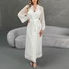 Damen Morgenmantel Nachthemd Zweiteiliges Set Sexy Cardigan Pyjama Bequeme Loungewear 846 Komplettes Gemütliches Nachtwäsche-Set für Ultimative Entspannung