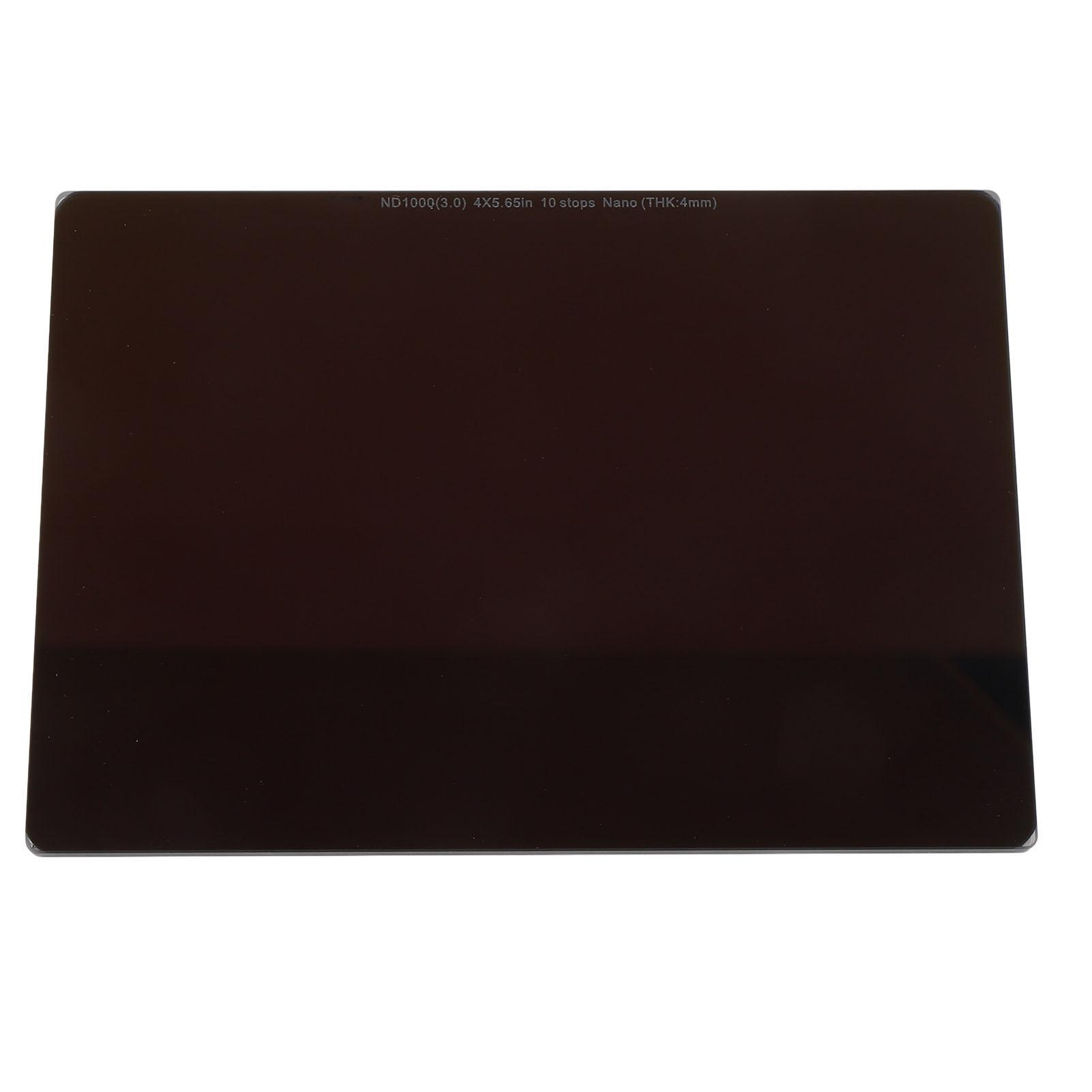 

Квадратный ND-фильтр 4x5,65 дюйма Кинофильтр нейтральной плотности, совместимый с рамкой фильтра Matte Box, двойной ND1000