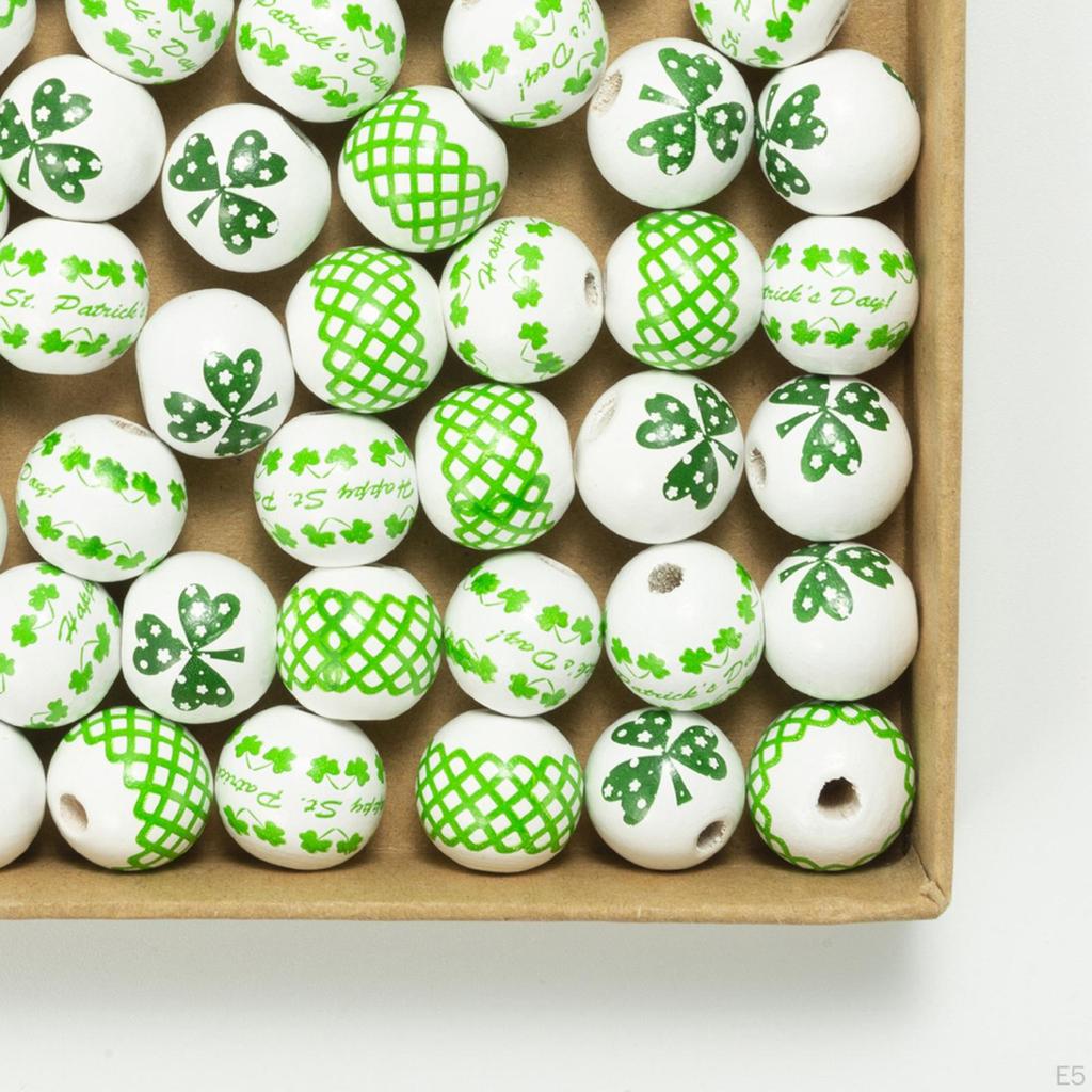 Runde Holzperlen 16mm Bemalt Glatt Viele Kugel Bunt Lose Perle für Schmuck Armband Rosenkranz