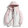 Winter Graphene Outdoor Stormtrooper Coat Cotton Jacket Warm Splicing Coat Hooded Cotton Jacket