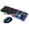 JYG21B Colorful Backlit USB Wired Keyboard Mouse Combo